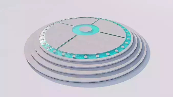 Circular form for 3D print 3D print model