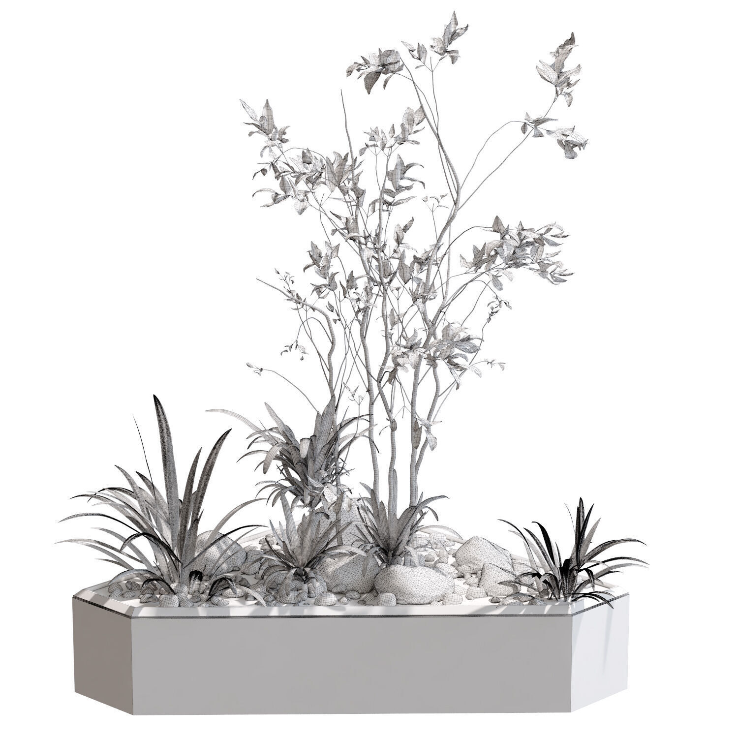 collection of 5 courtyard 3d model vol 011 3D model_7