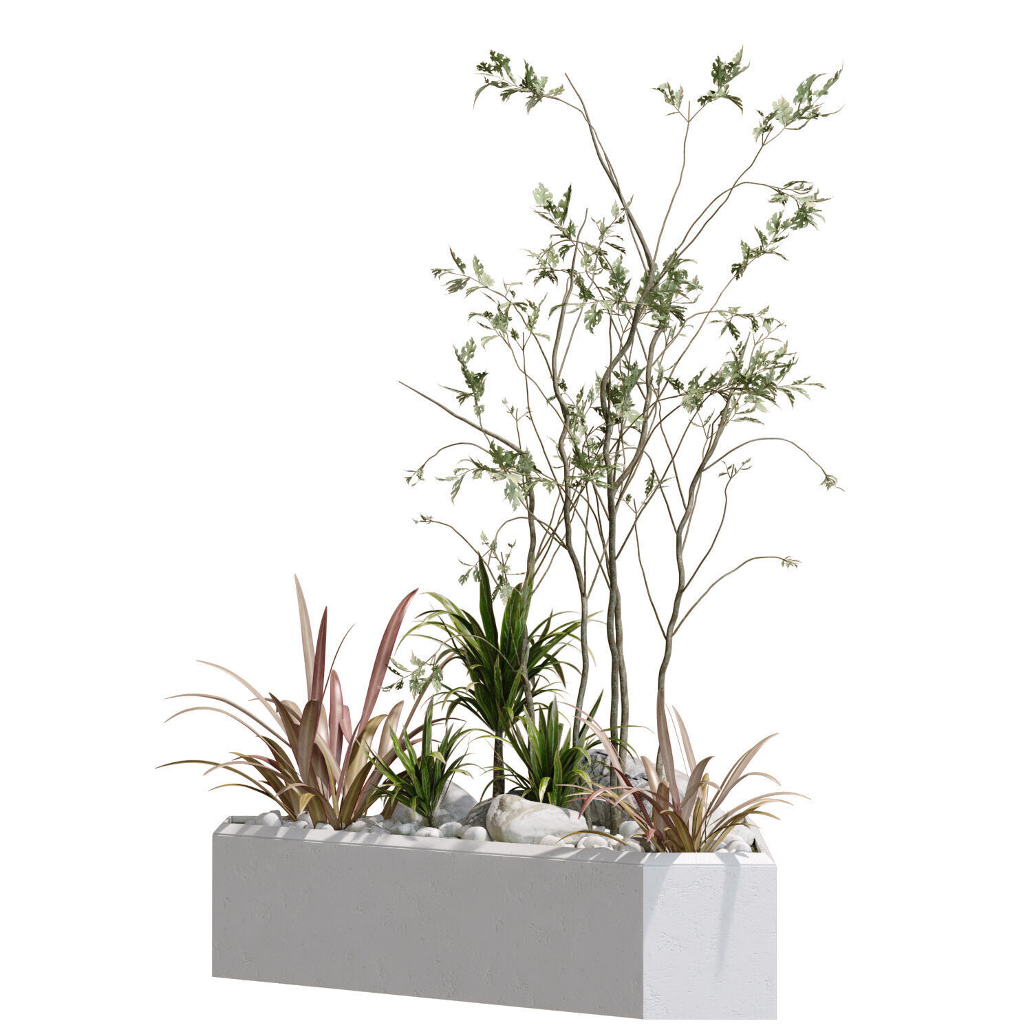 collection of 5 courtyard 3d model vol 011 3D model_8