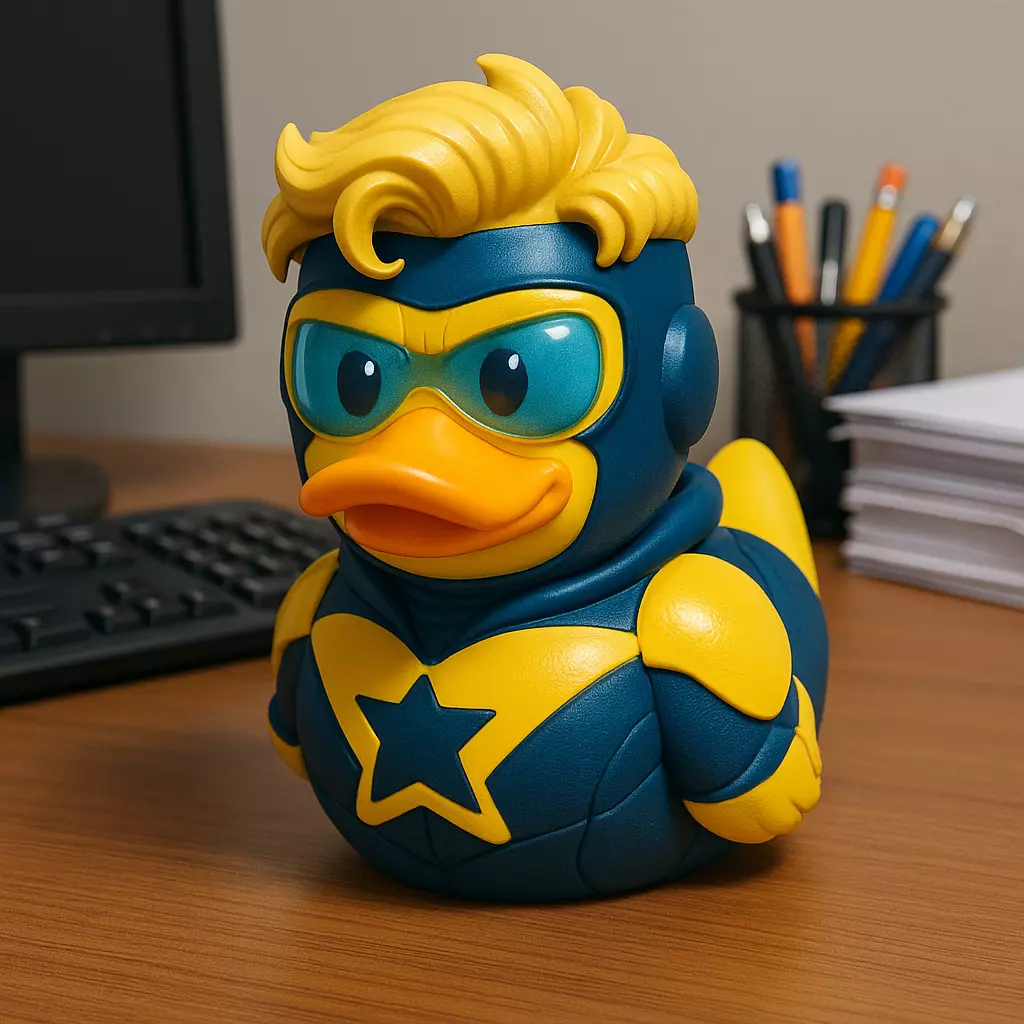 Booster Gold DC model urban vibes 3D print model_0