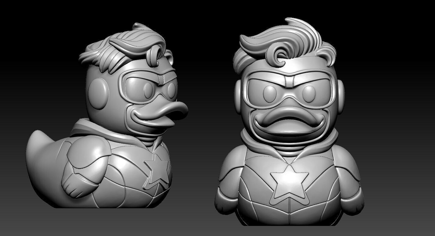 Booster Gold DC model urban vibes 3D print model_3