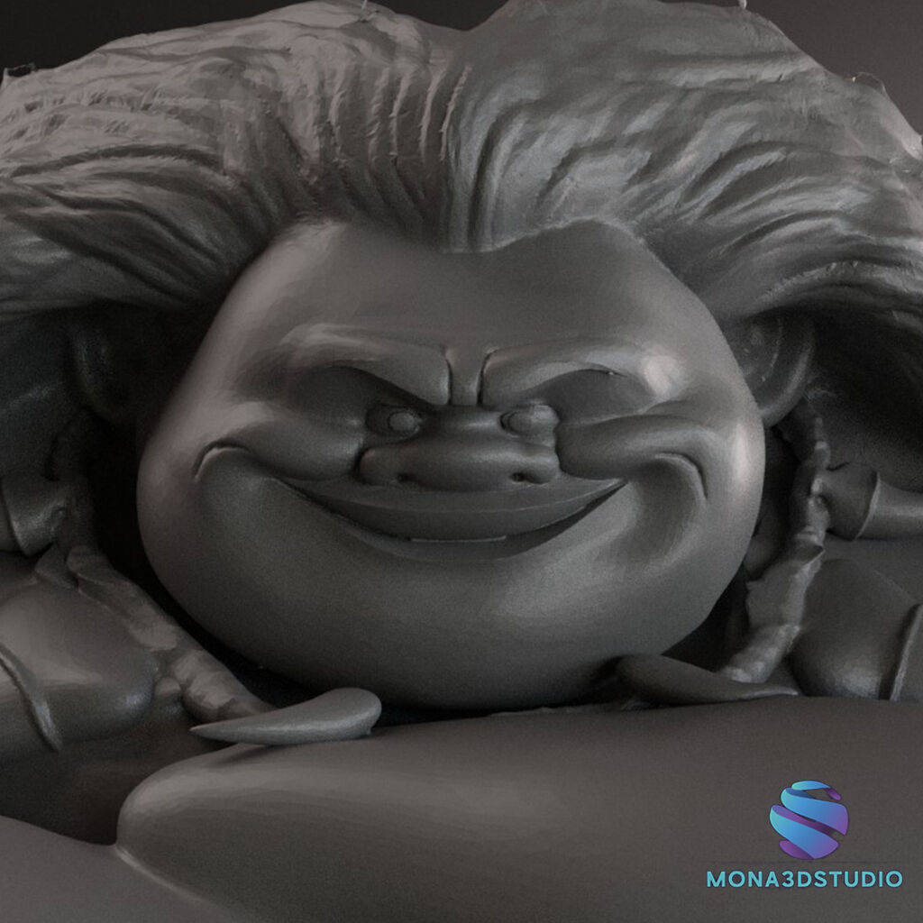 Maui 3D Diorama with Kakamora Presupported STL 3D Printing 3D print model_6