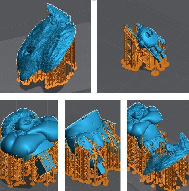 Maui 3D Diorama with Kakamora Presupported STL 3D Printing 3D print model_8
