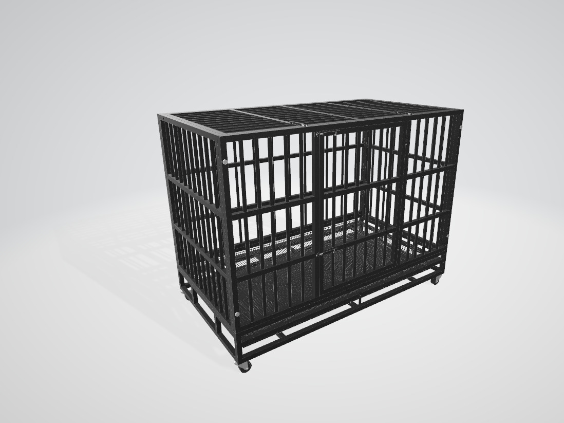  Heavy Duty Dog Low-poly 3D model_2