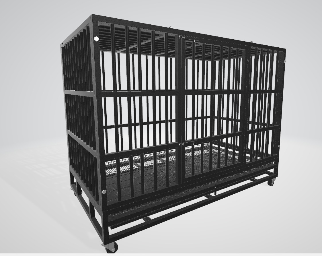  Heavy Duty Dog Low-poly 3D model_1