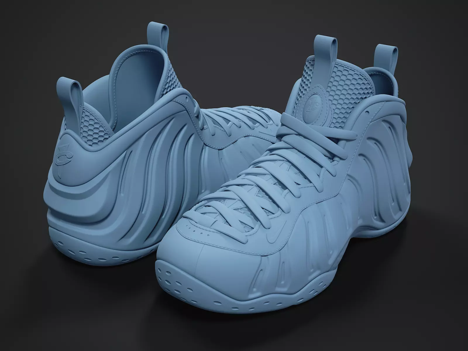 Nike Air Foamposite 1-3d printable 3D print model_0