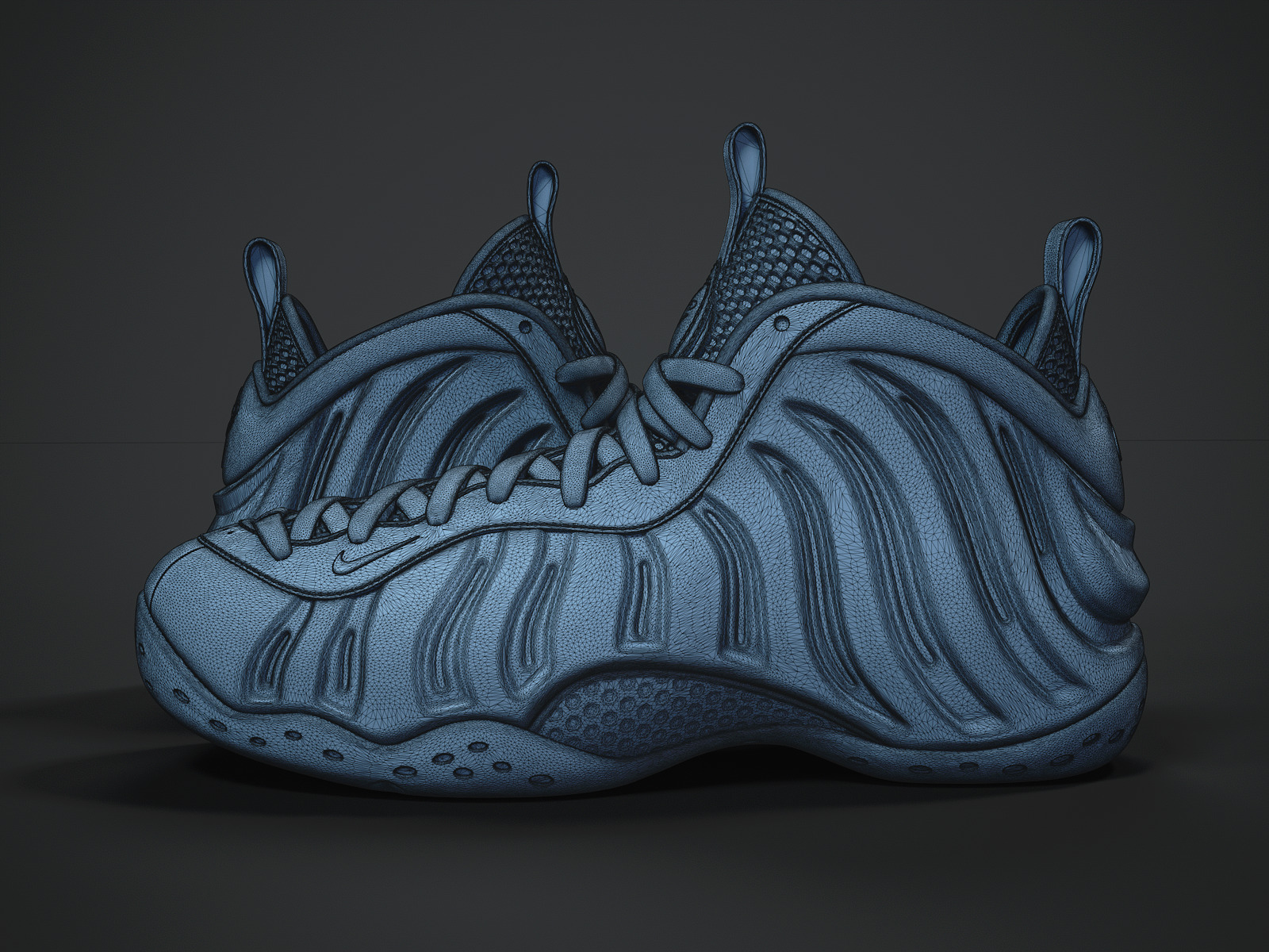 Nike Air Foamposite 1-3d printable 3D print model_7