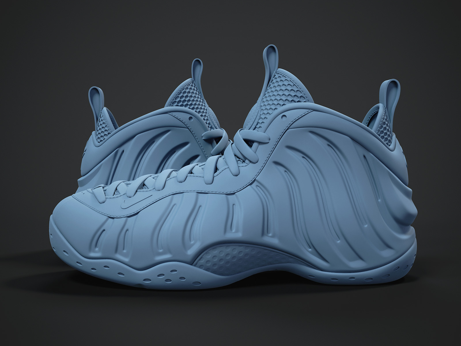 Nike Air Foamposite 1-3d printable 3D print model_1