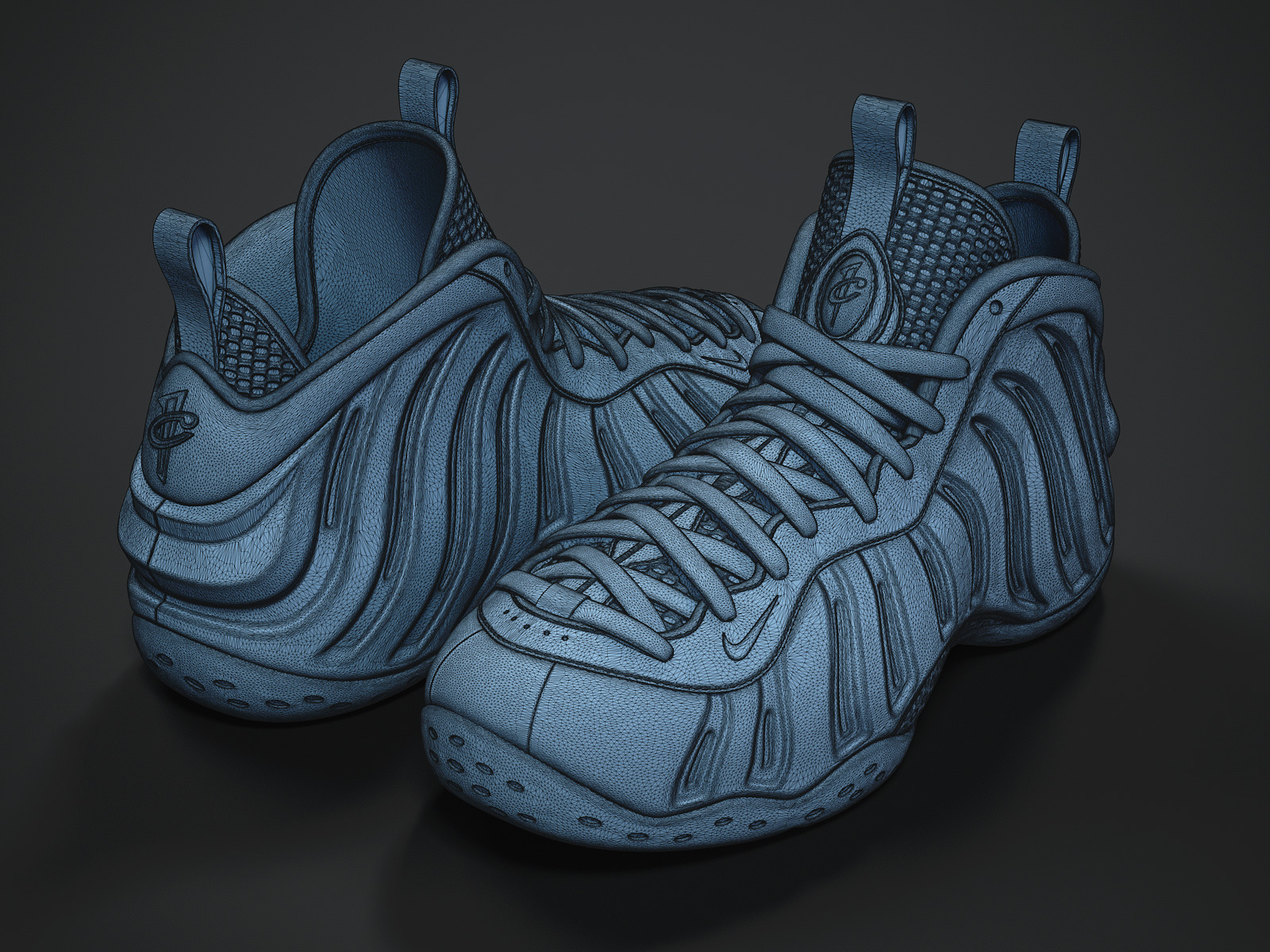 Nike Air Foamposite 1-3d printable 3D print model_6
