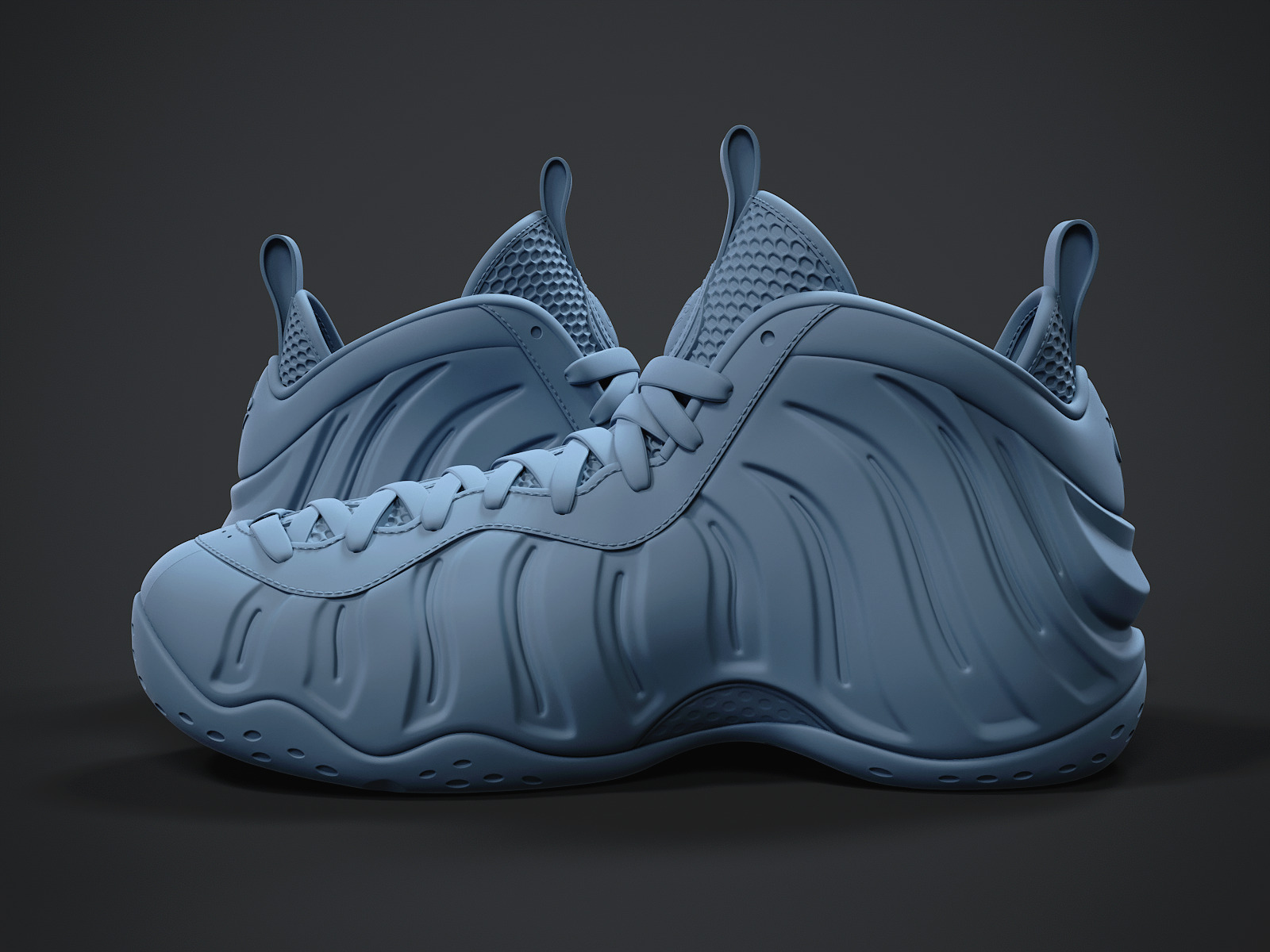 Nike Air Foamposite 1-3d printable 3D print model_2