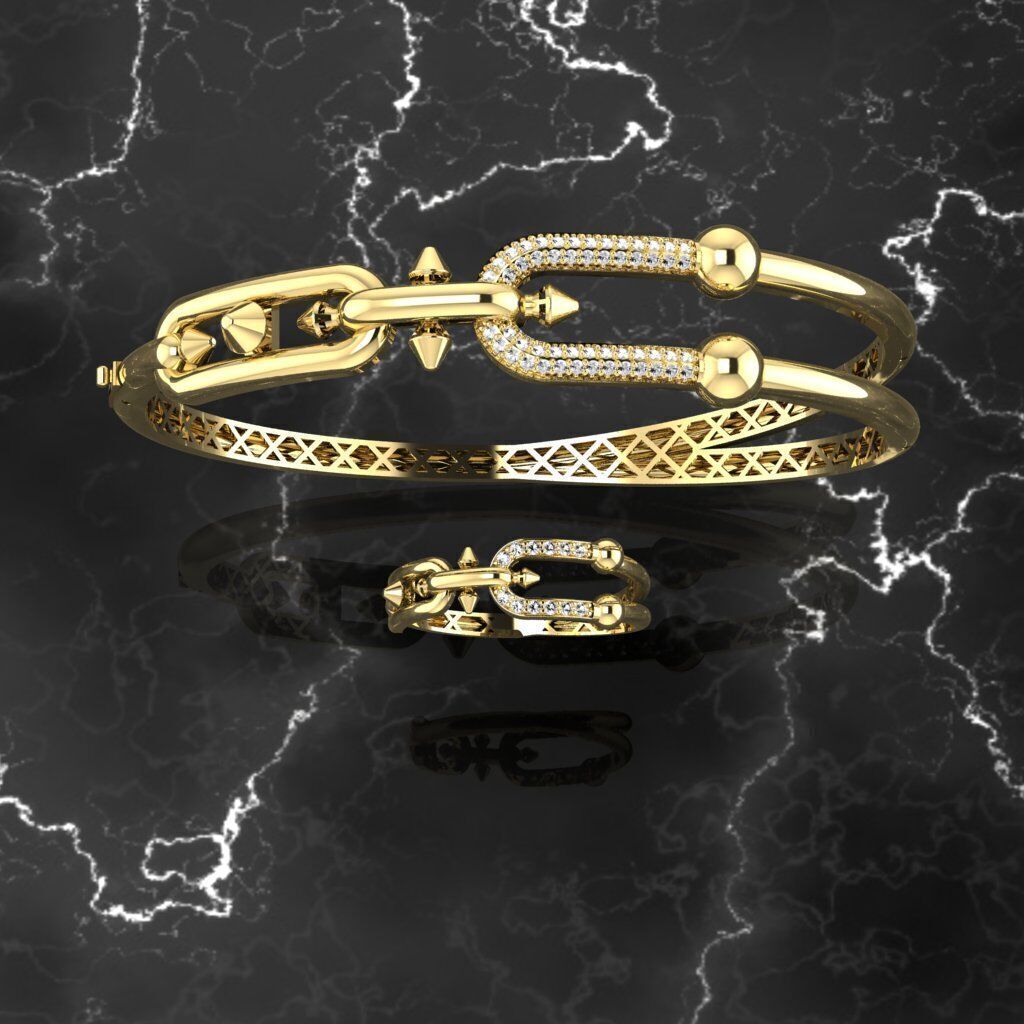 tiffany  bileklik 3D print model_1