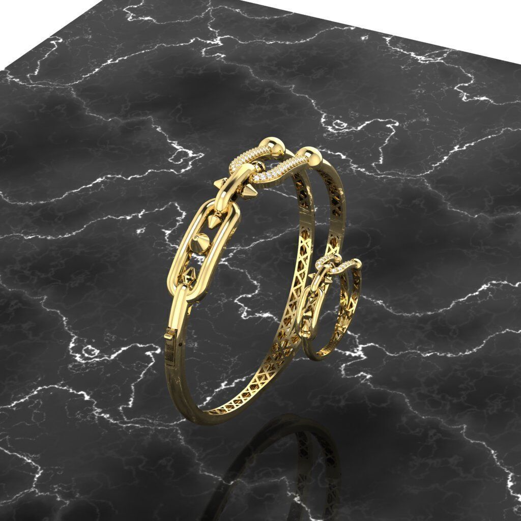 tiffany  bileklik 3D print model_4