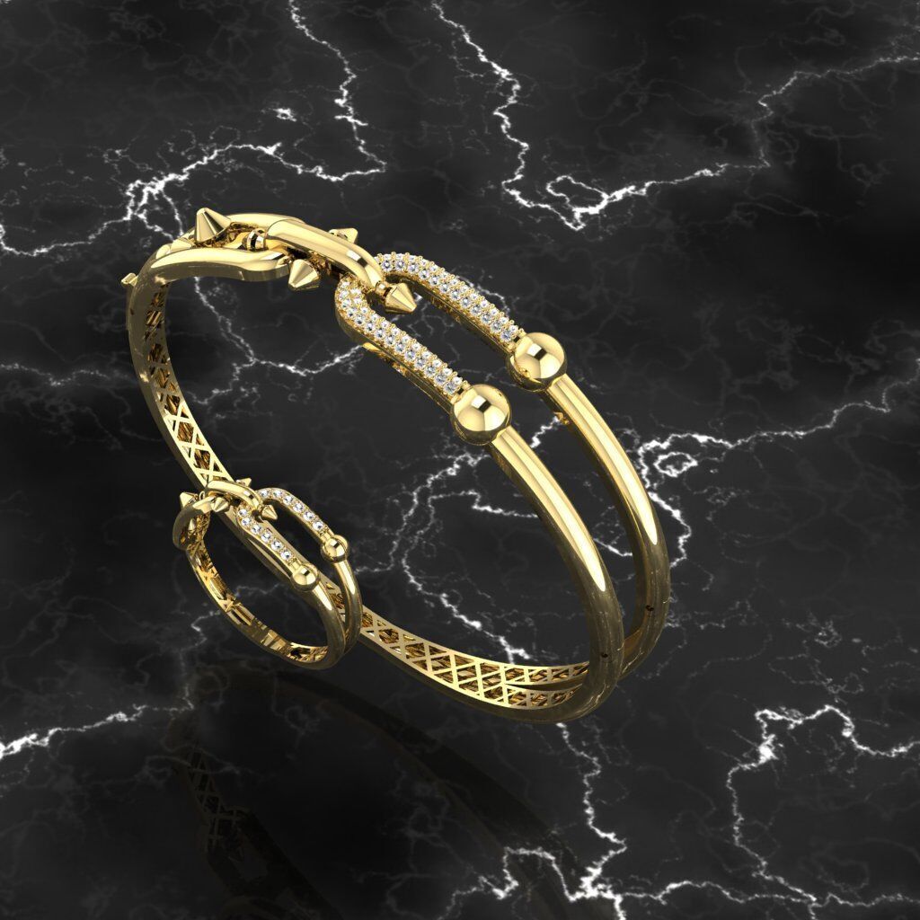 tiffany  bileklik 3D print model_2