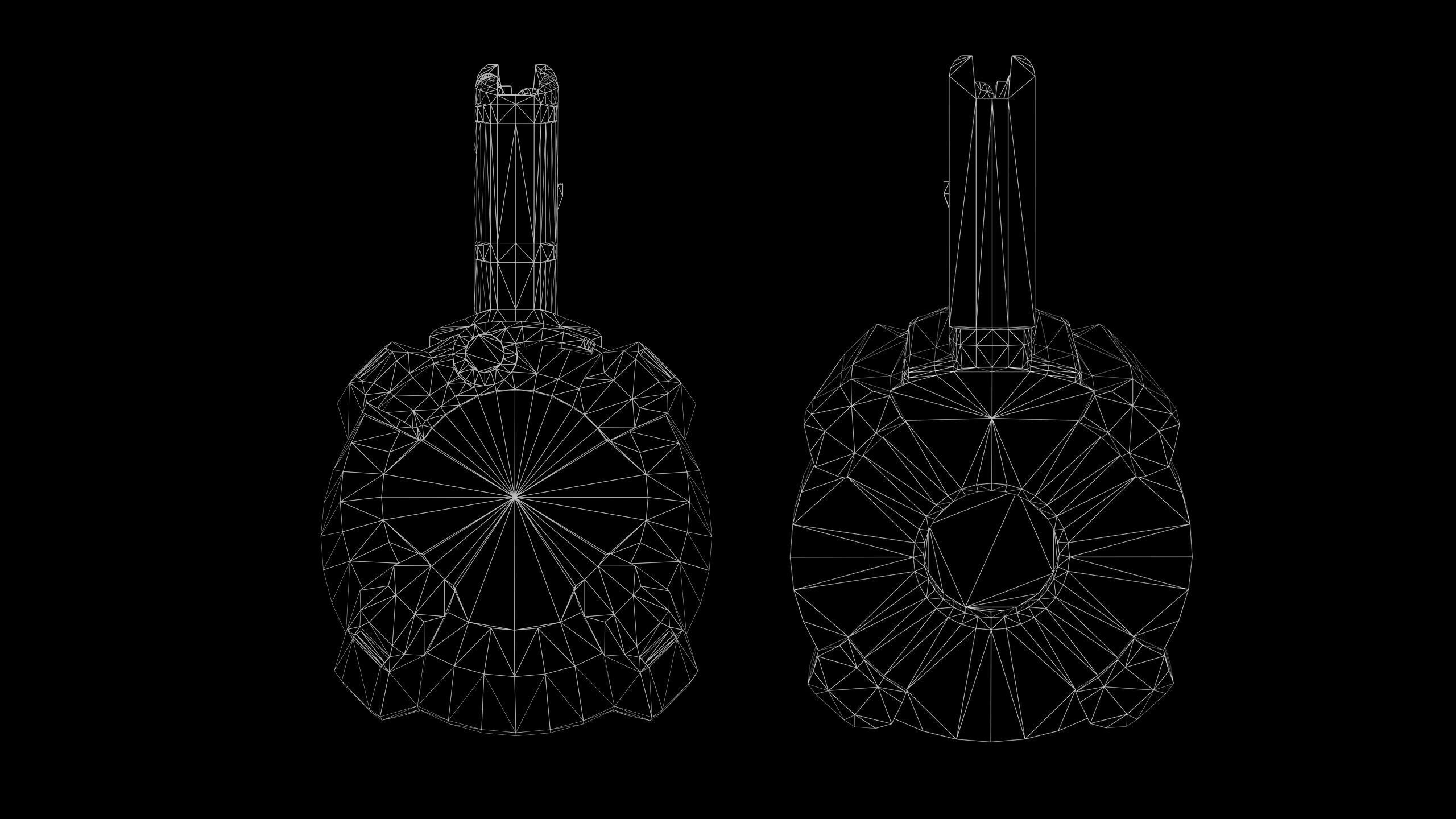 Magpul PMAG D60 magazine Low-poly 3D model_6