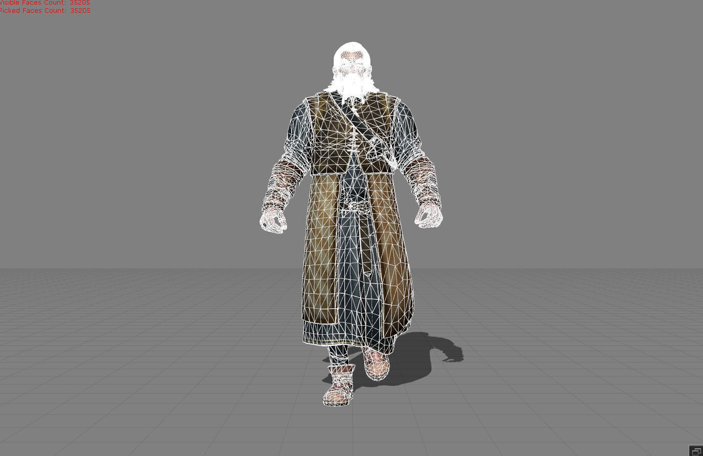 Donar AnHindar - The Witcher 3 Low-poly 3D model_6