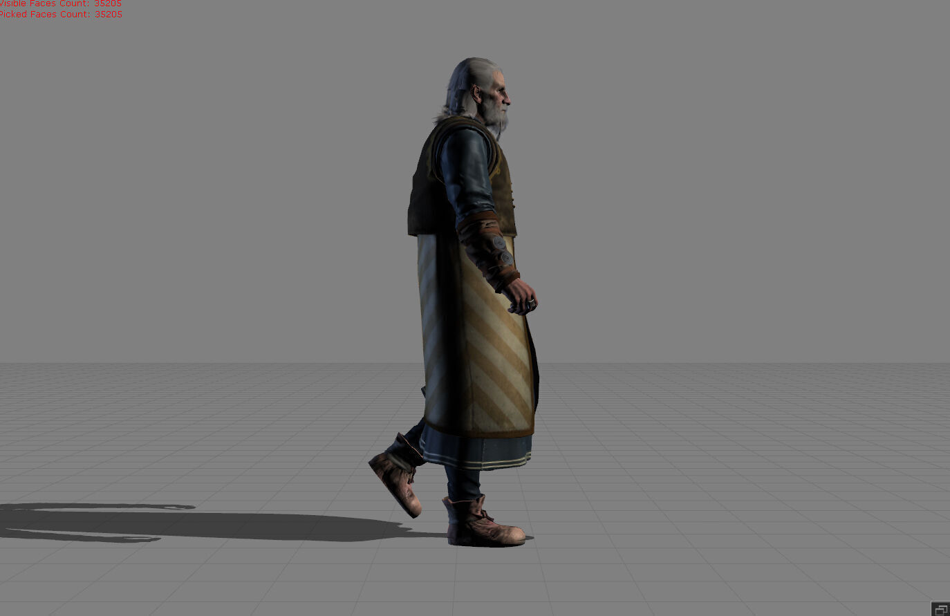 Donar AnHindar - The Witcher 3 Low-poly 3D model_2