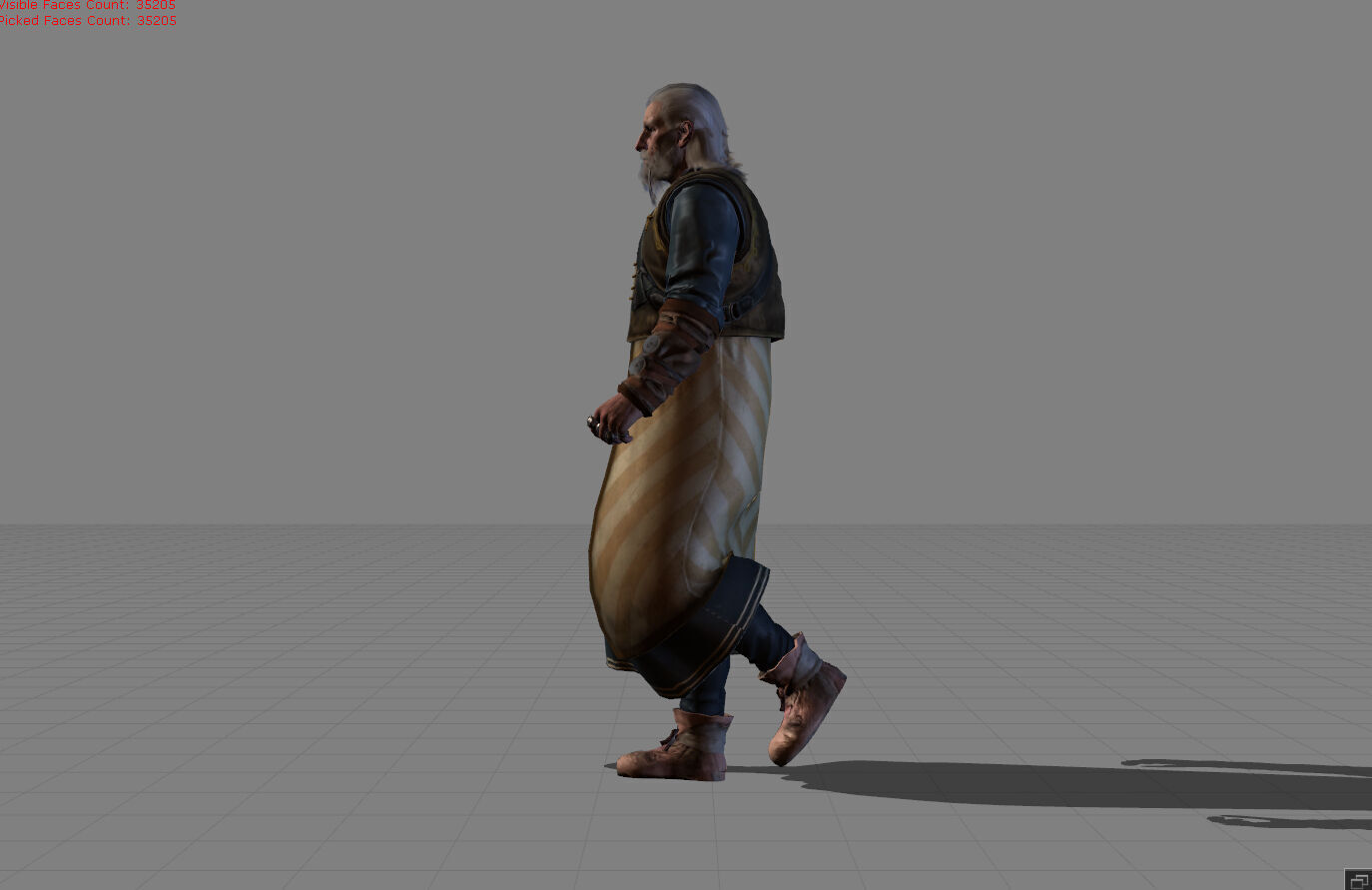 Donar AnHindar - The Witcher 3 Low-poly 3D model_3