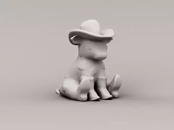 Cowgirl or Cowboy Cow 