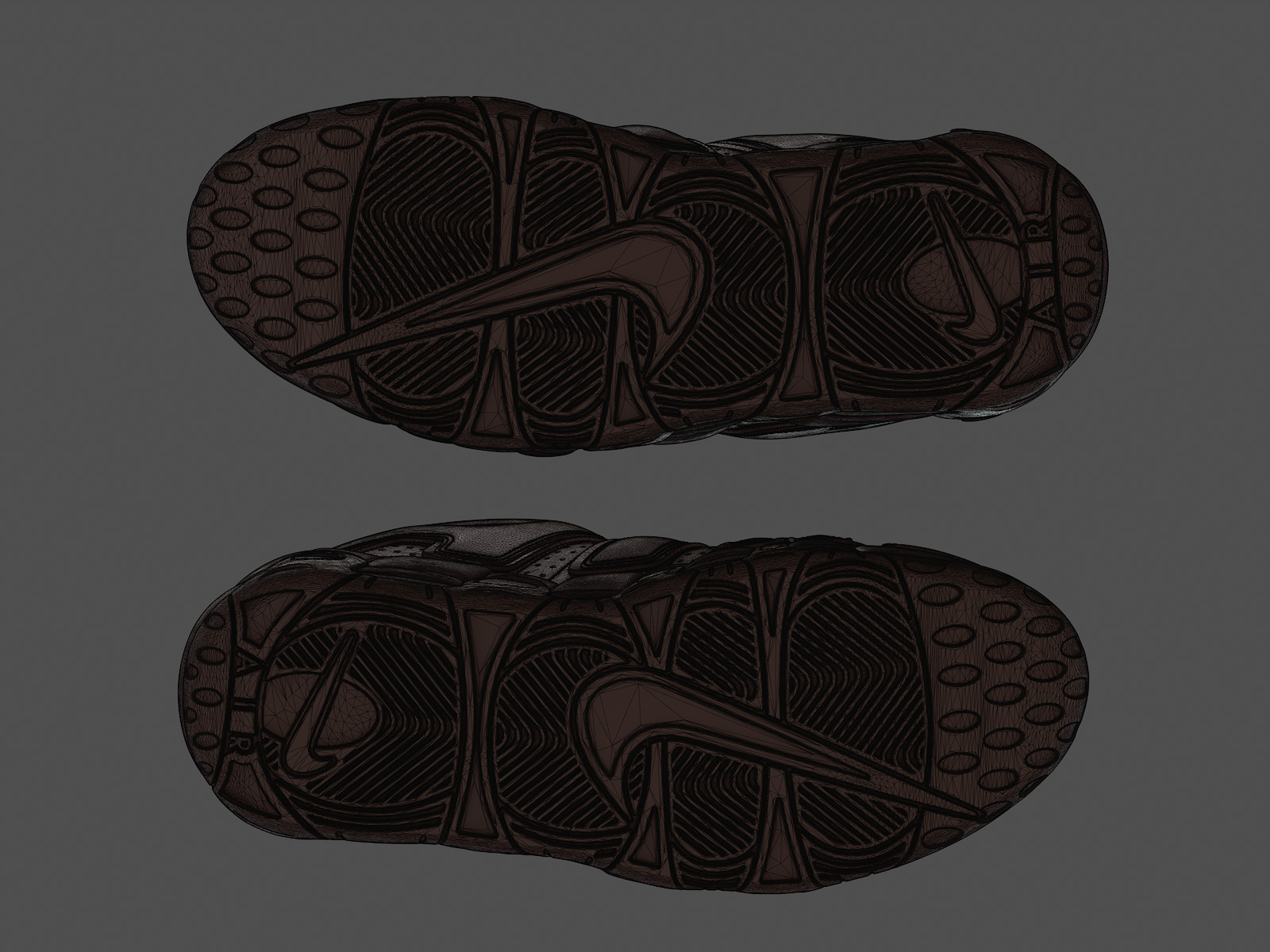 Nike Air More Uptempo96-3d printable 3D print model_9