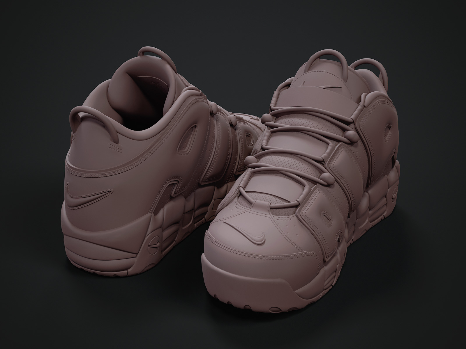 Nike Air More Uptempo96-3d printable 3D print model_3