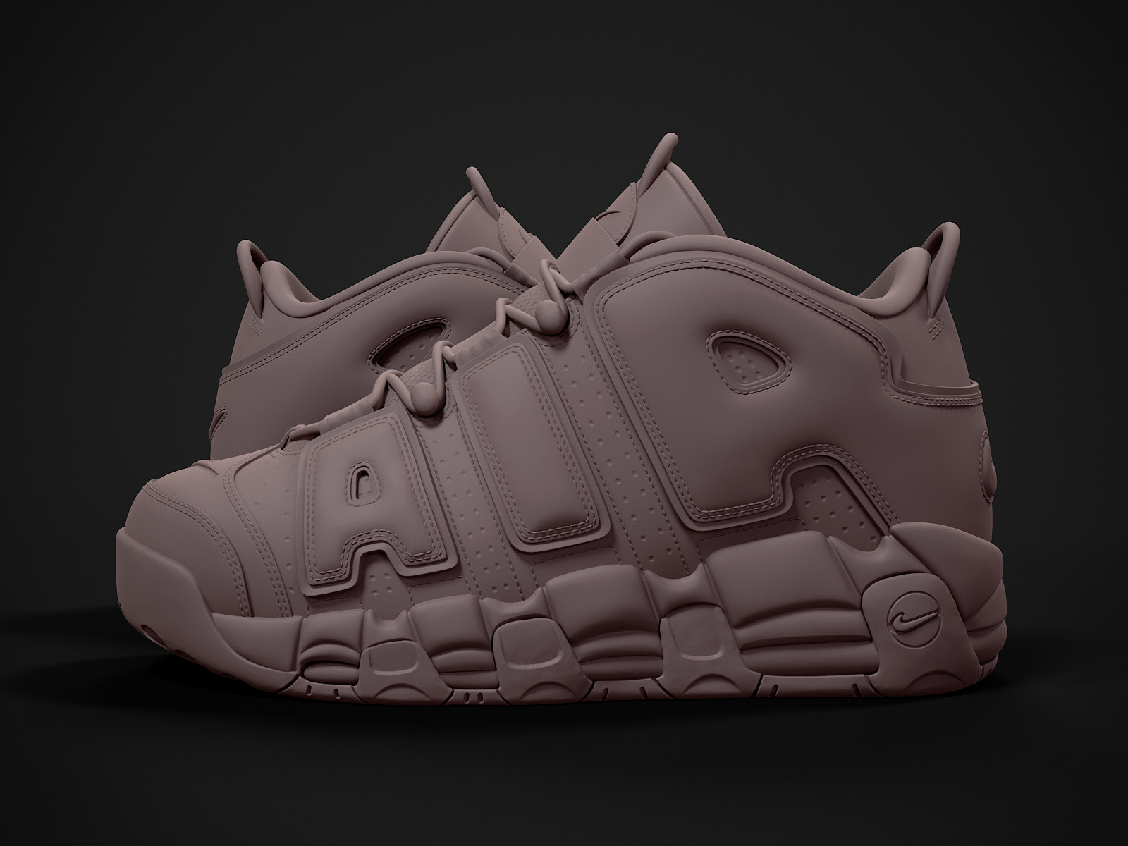 Nike Air More Uptempo96-3d printable 3D print model_1