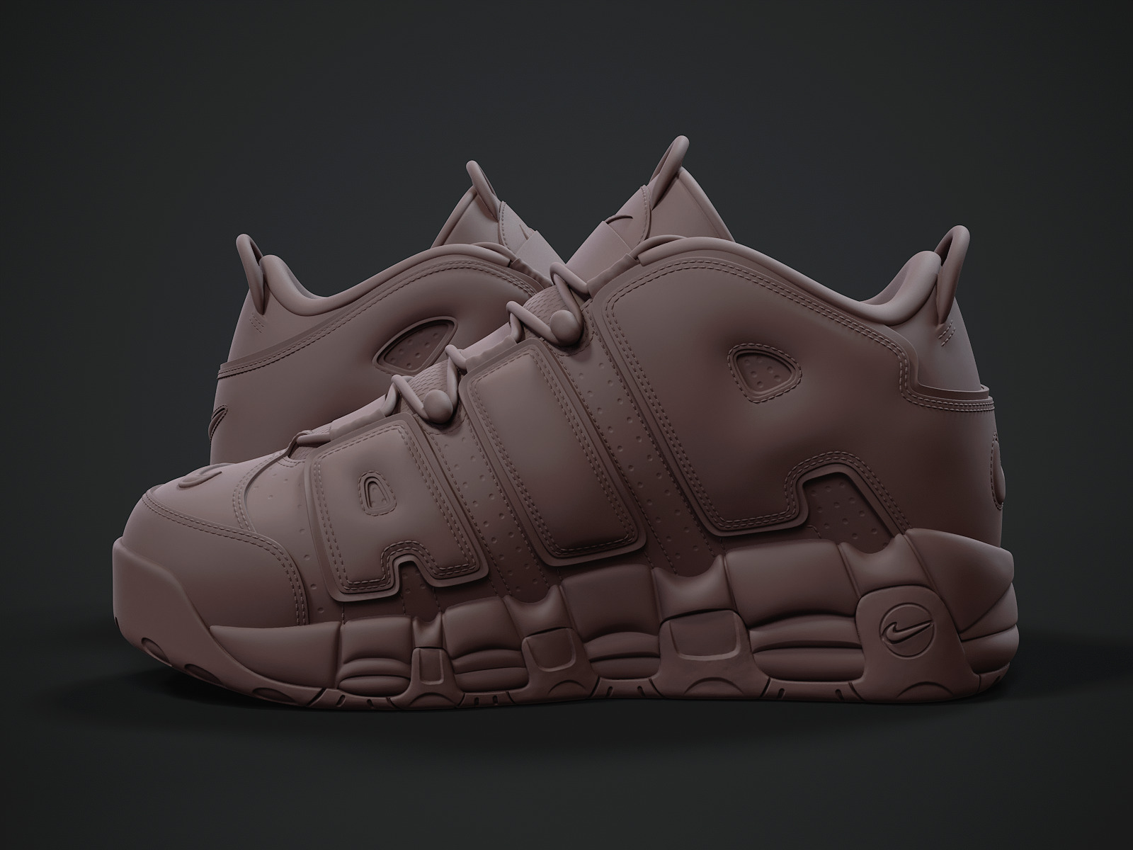 Nike Air More Uptempo96-3d printable 3D print model_2