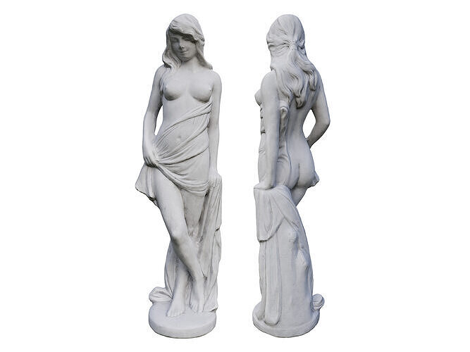 Sculpture Greek Goddess Low-poly 3D model