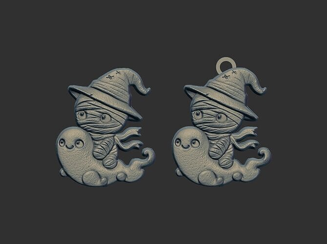 mummy ride ghost 3dmodel for 3dpritningand cnc model 3D print model