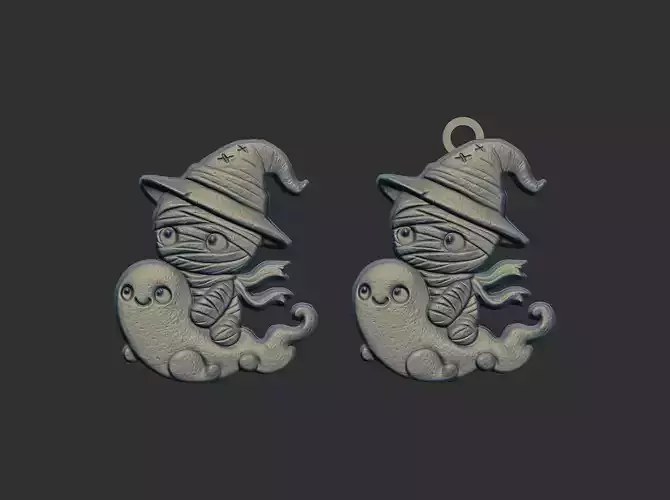 mummy ride ghost 3dmodel for 3dpritningand cnc model 3D print model
