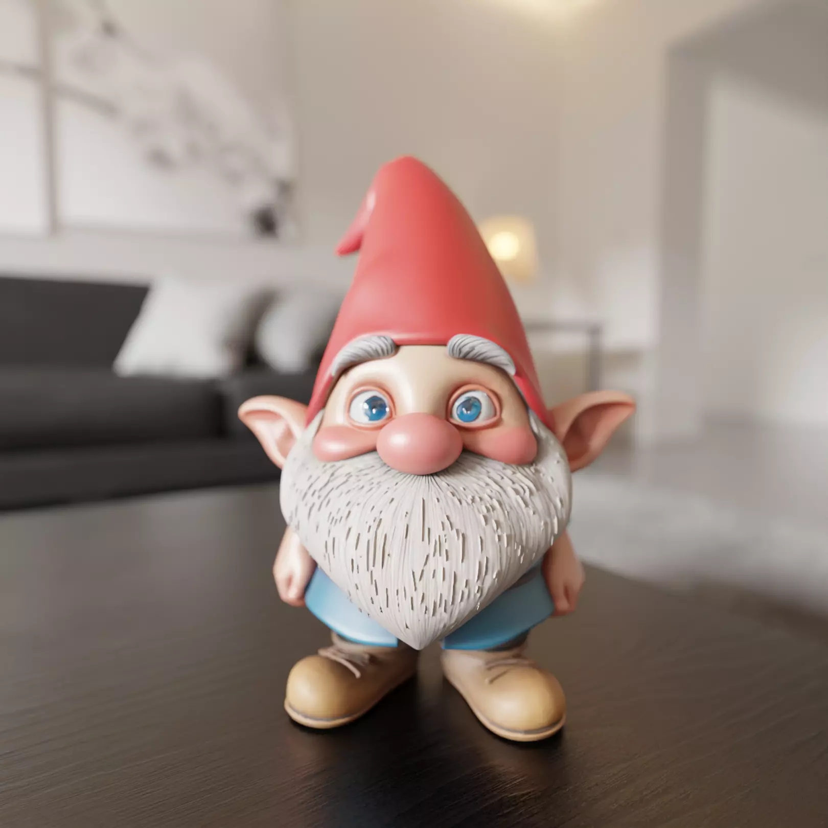 garden gnome 3D print model_0