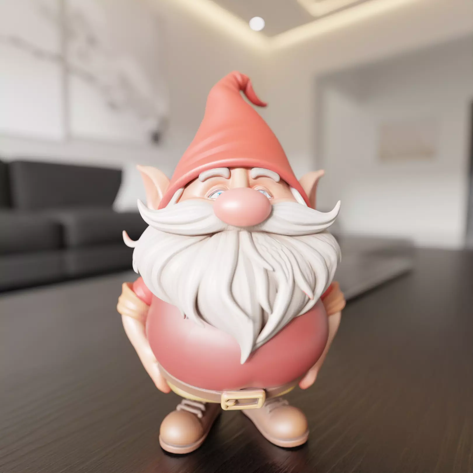 garden gnome 3D print model_0