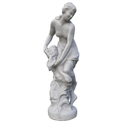 Sculpture Antique Woman Low-poly 3D model 5