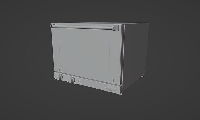 Convection oven Unox XF 023 Anna 3D model 6