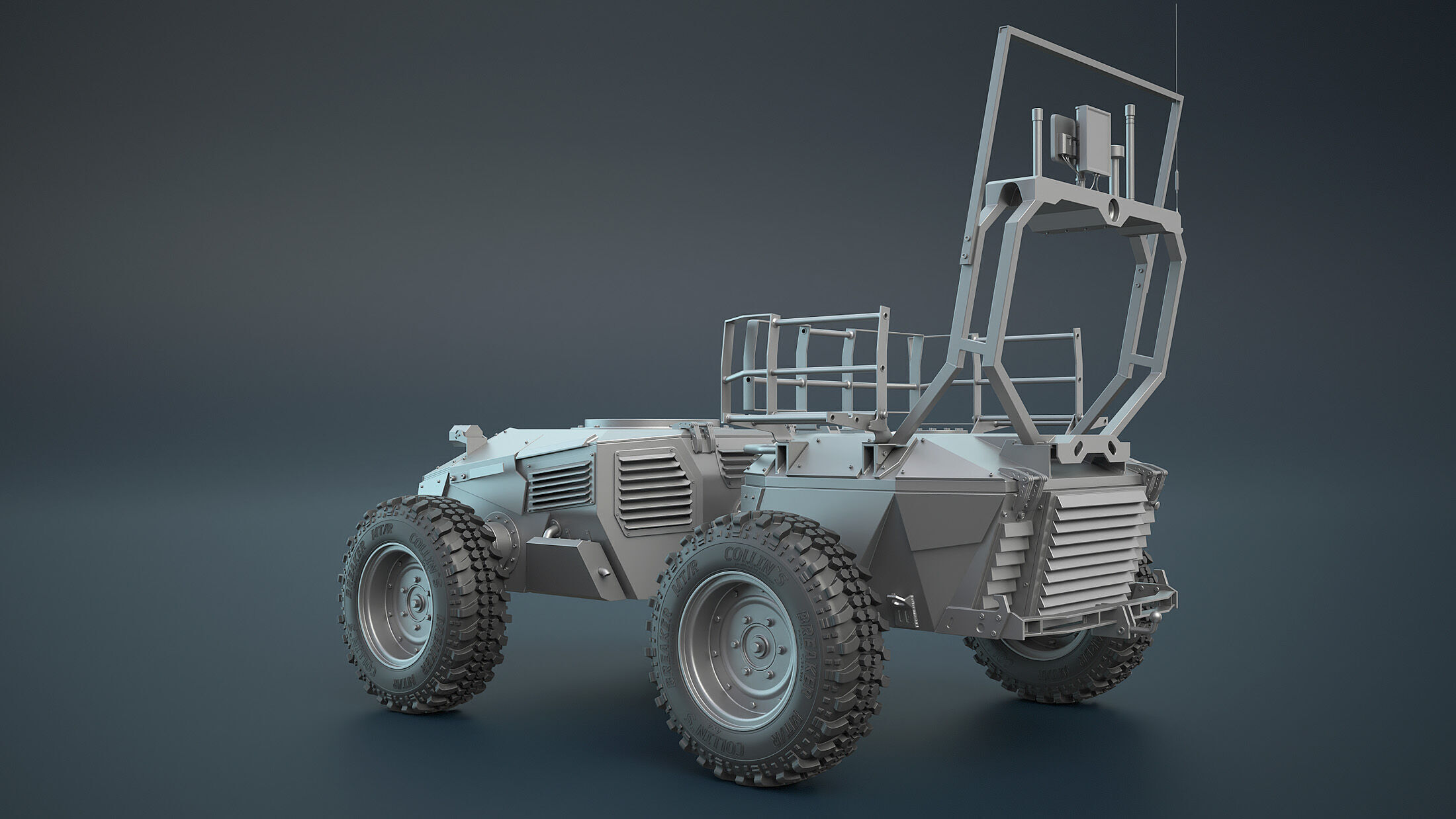 Ironclad UGV Unarmed High-Poly 3D model_2