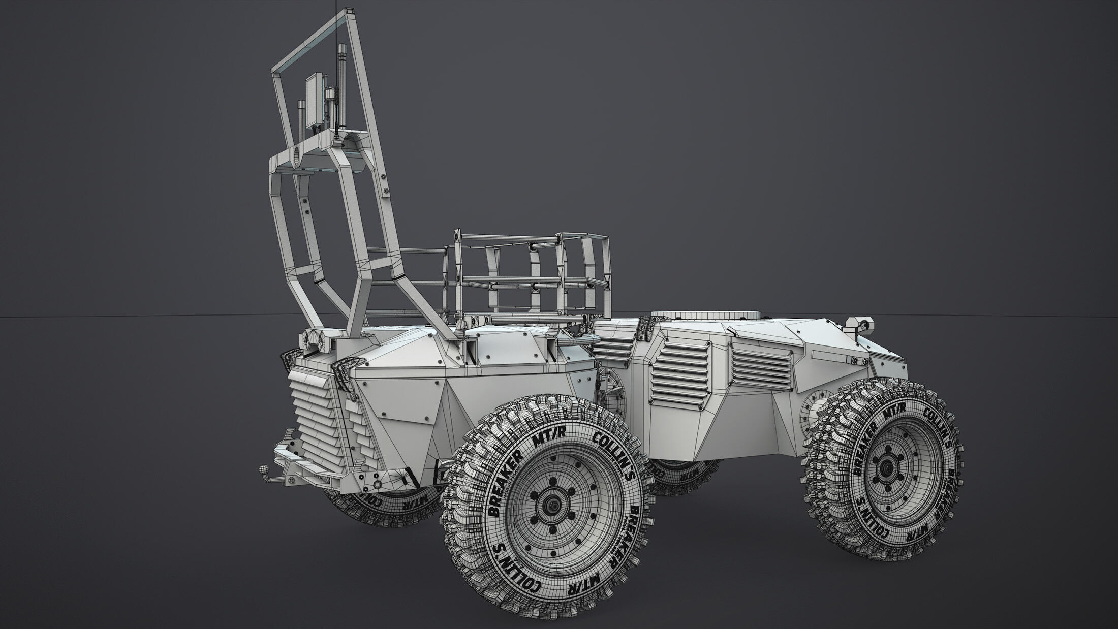 Ironclad UGV Unarmed High-Poly 3D model_9