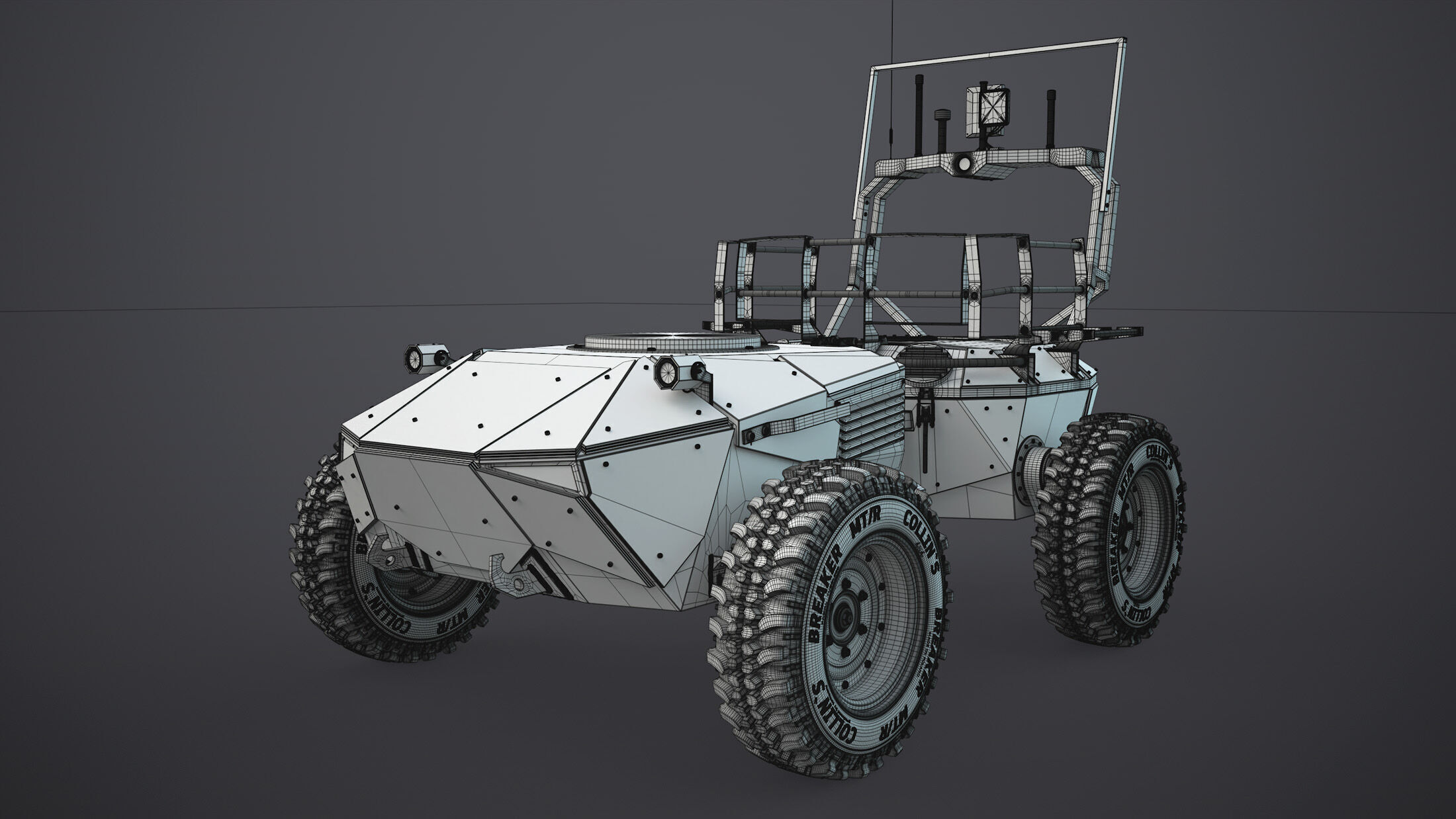 Ironclad UGV Unarmed High-Poly 3D model_8