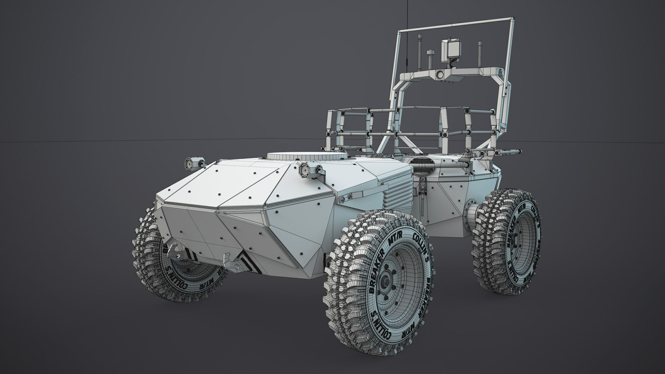 Ironclad UGV Unarmed High-Poly 3D model_7