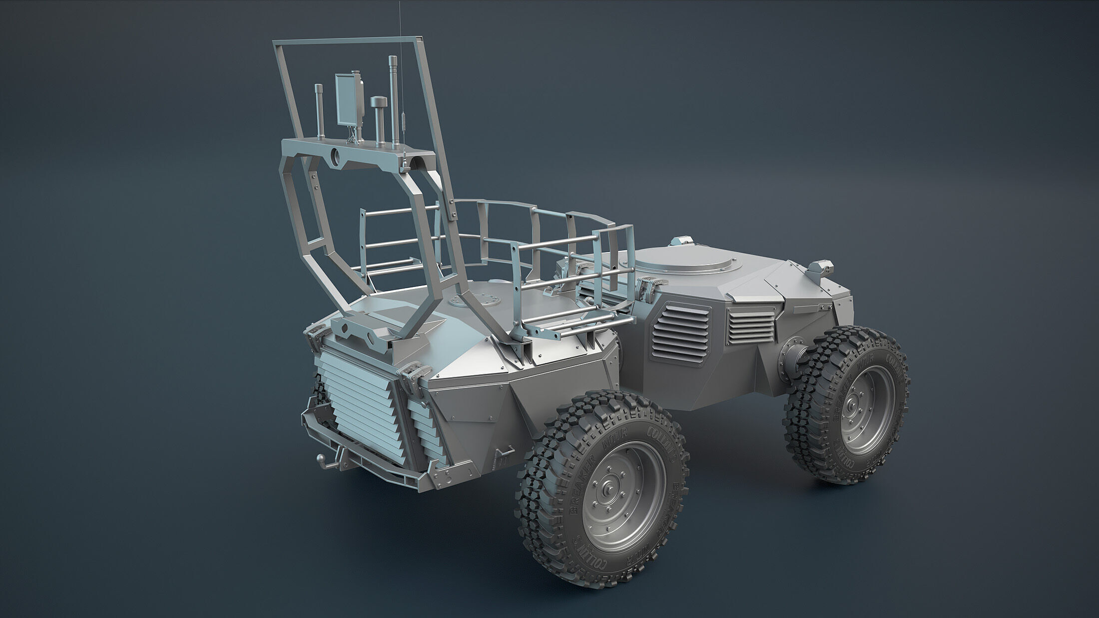 Ironclad UGV Unarmed High-Poly 3D model_3
