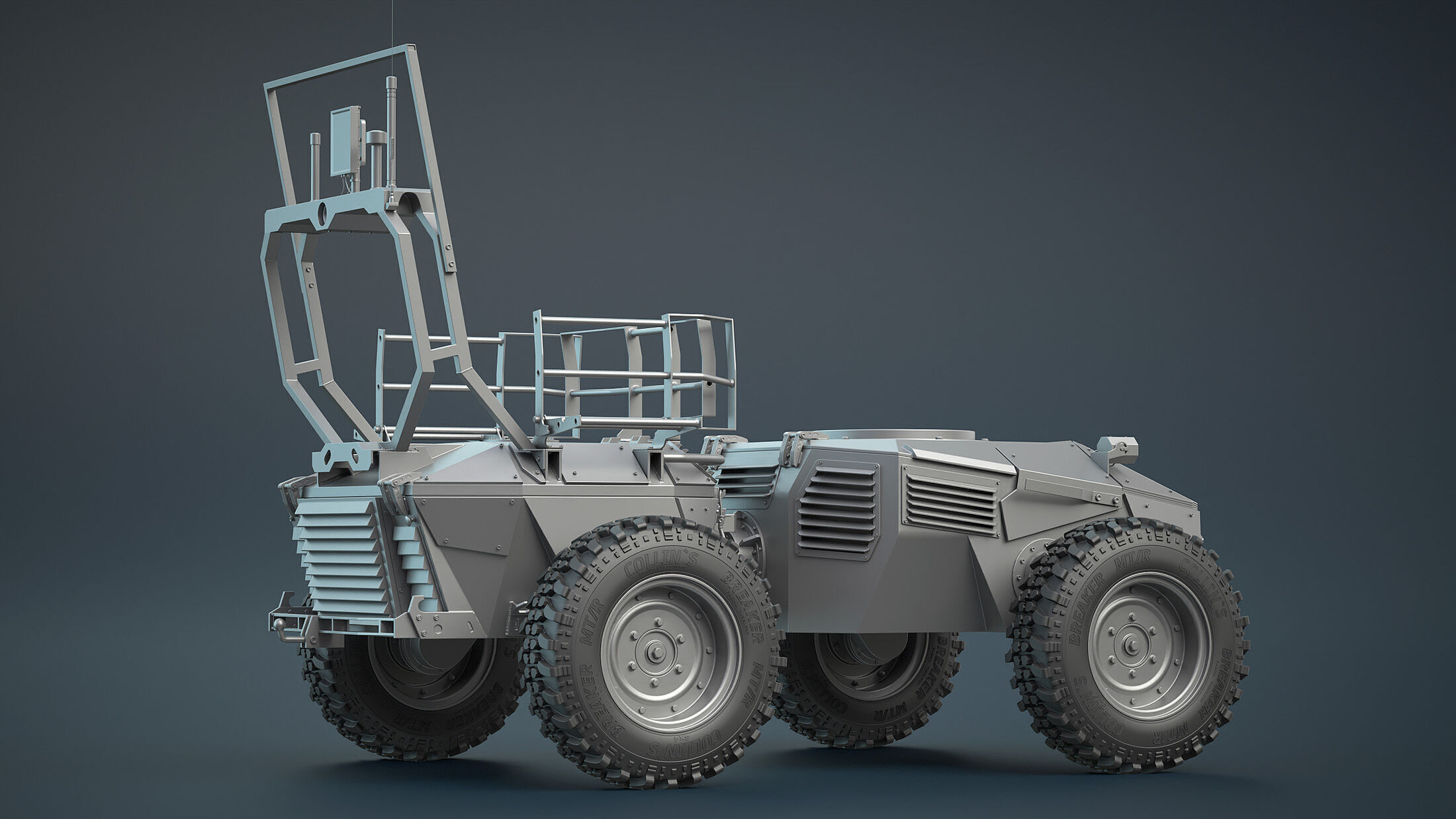 Ironclad UGV Unarmed High-Poly 3D model_4
