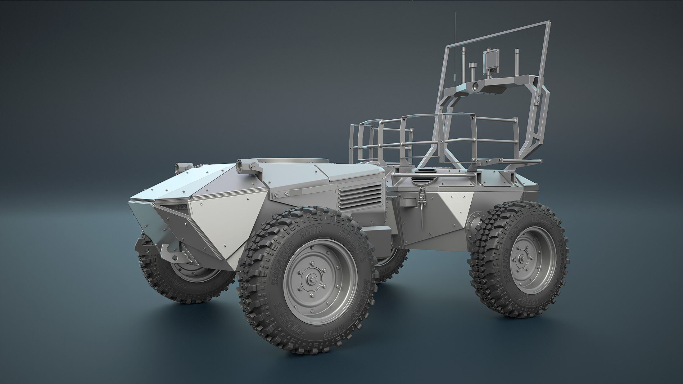 Ironclad UGV Unarmed High-Poly 3D model_1