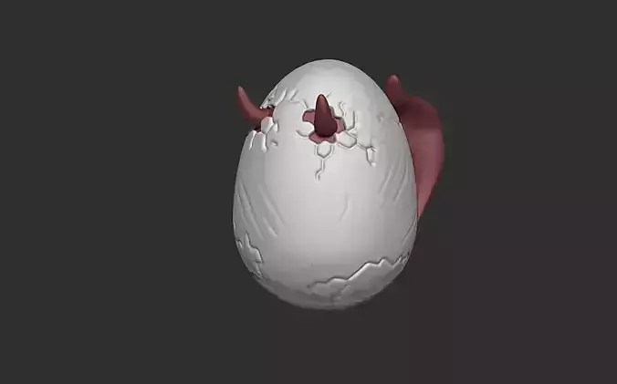 Famalia the devil egg in the bottle 3D print model