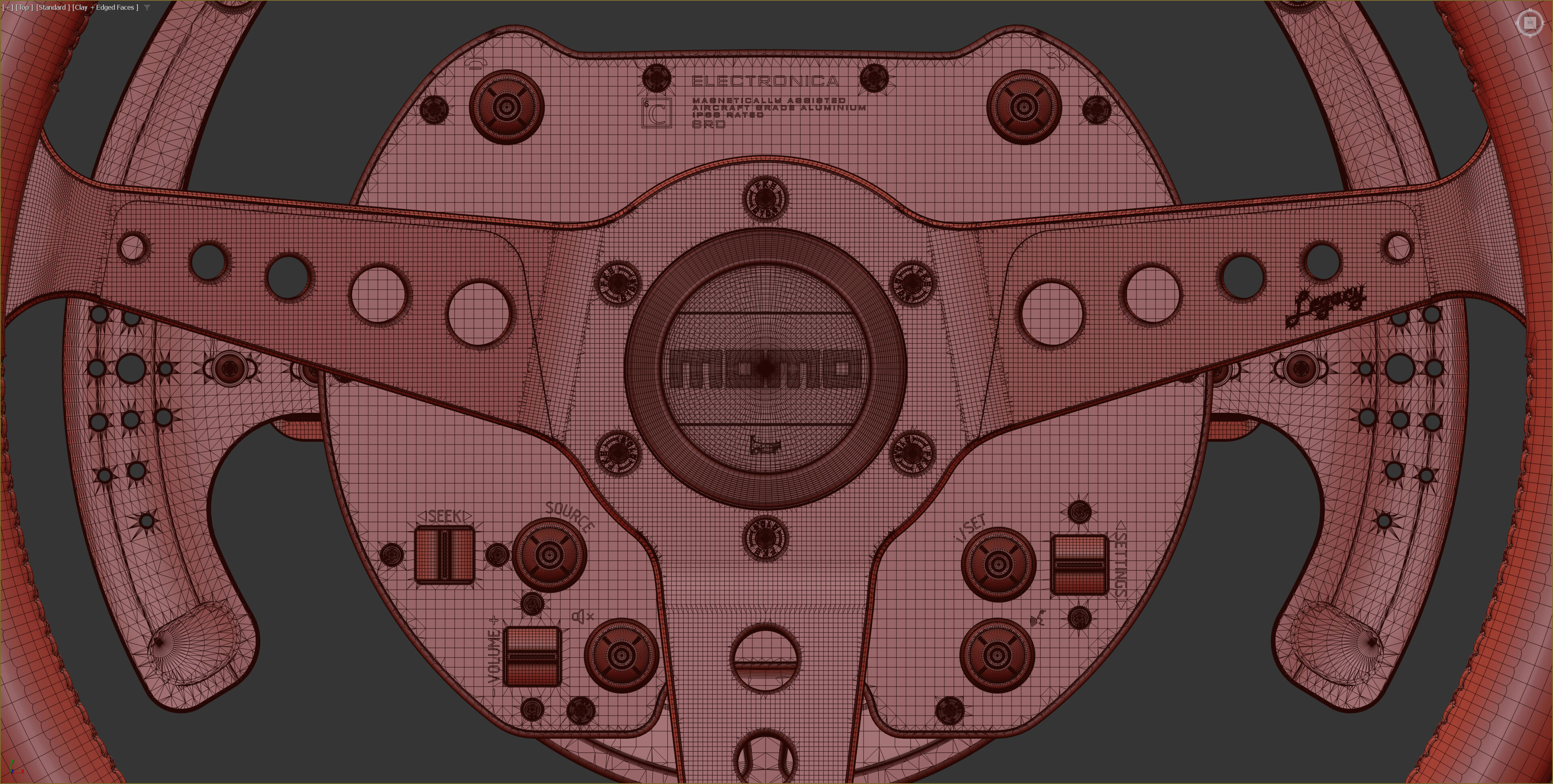 MOMO Steering Wheel 3D model_27