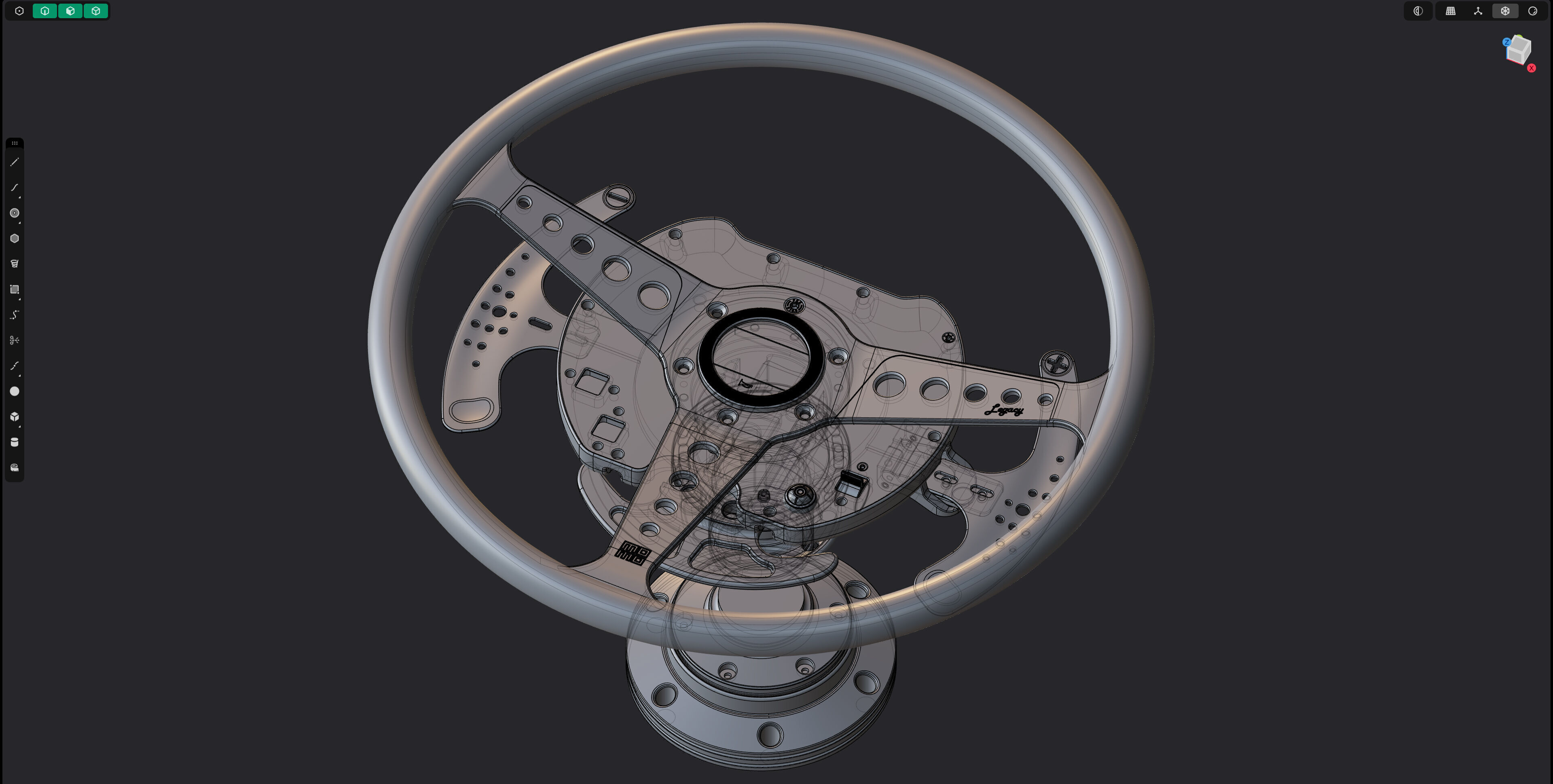 MOMO Steering Wheel 3D model_15