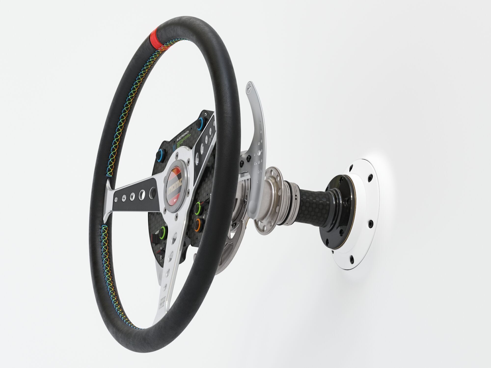 MOMO Steering Wheel 3D model_3