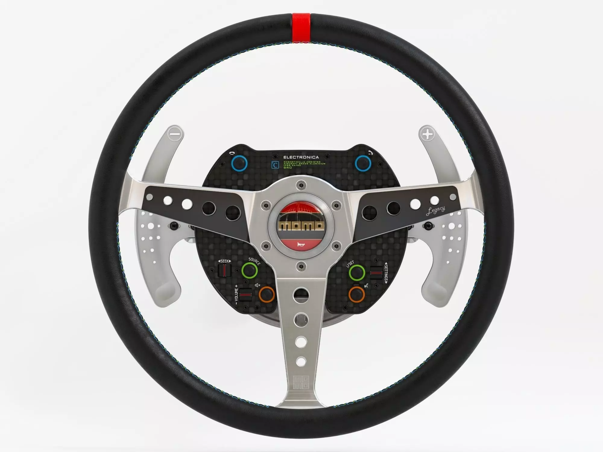 MOMO Steering Wheel 3D model_0