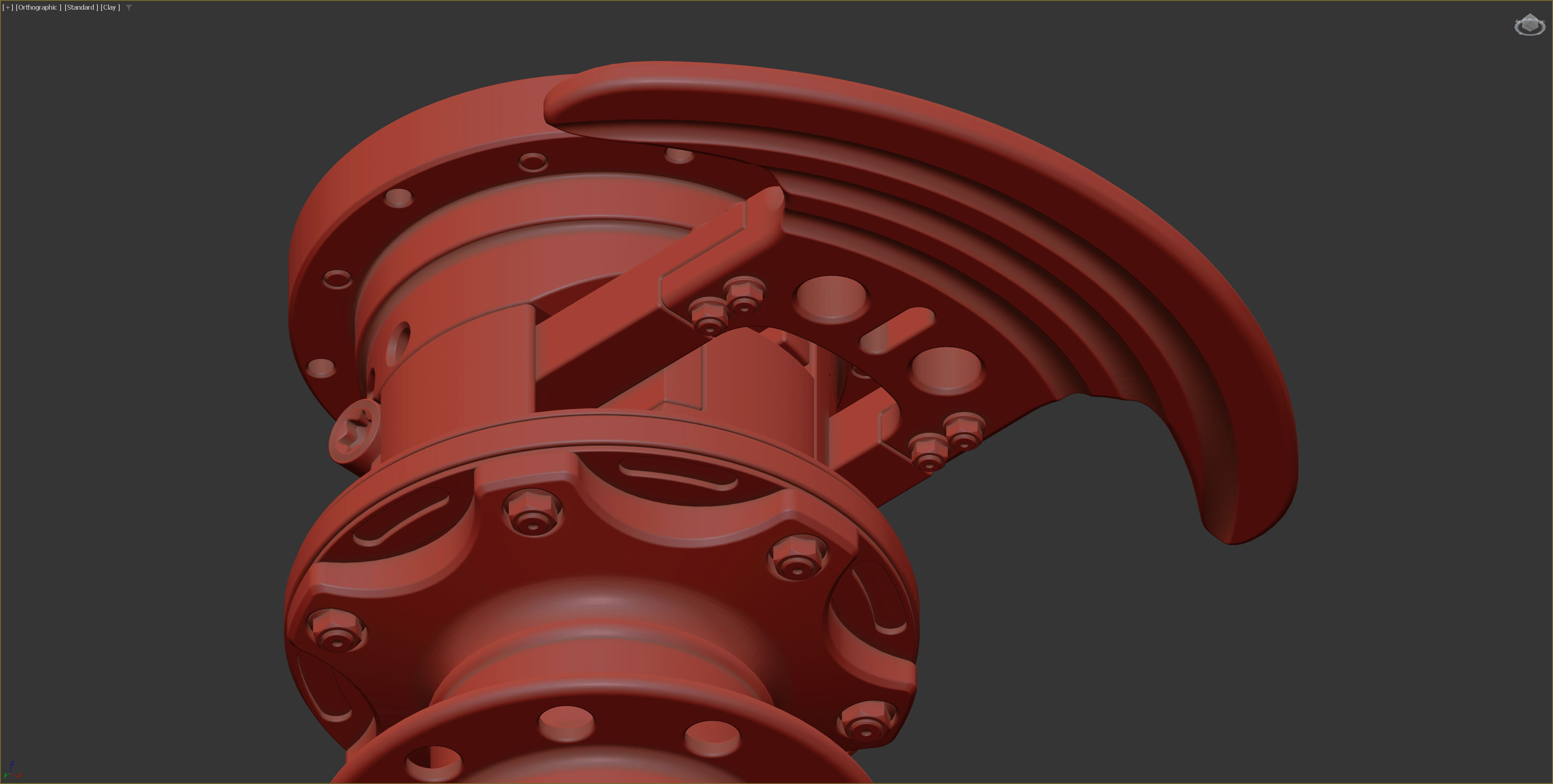 MOMO Steering Wheel 3D model_22