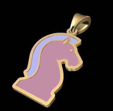 Unicron Character Enamel Pendant 3D model Texture 3D print model_5