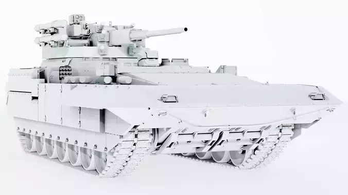 T-15 BTT Russian Heavy APC with AM220 Turret Game Model