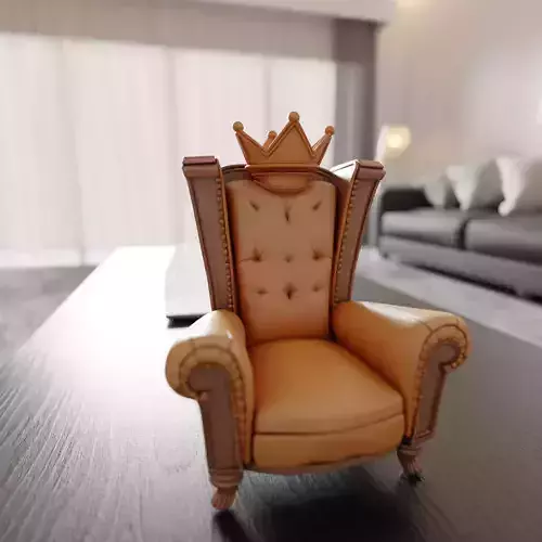 armchair 3D print model
