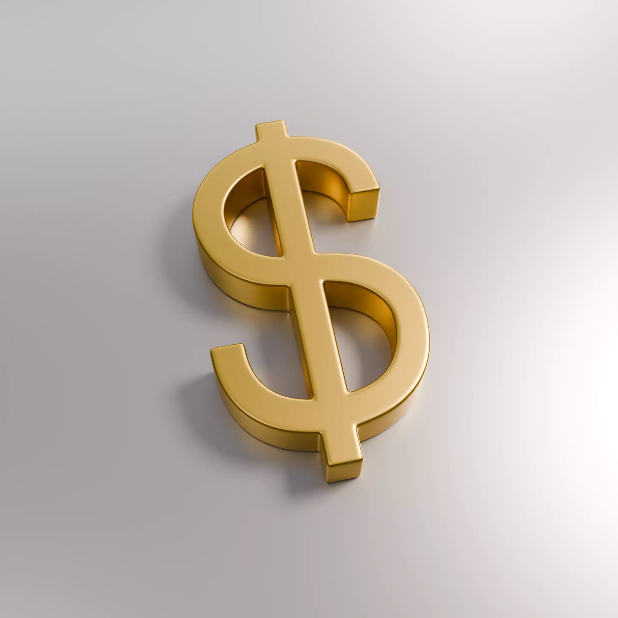 Dollar Currency Symbol 3D model_0